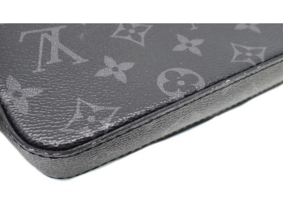 LOUIS VUITTON MONOGRAM ECLIPSE MONTSOURIS SHOULDER BAG - 6