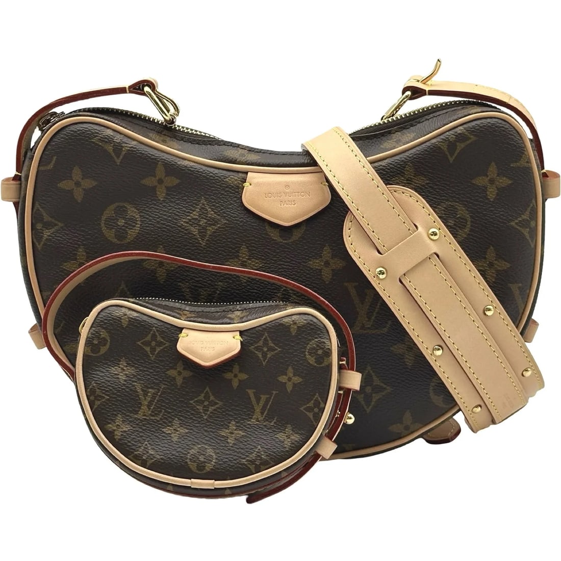 LOUIS VUITTON CROISSANT MONOGRAM SHOULDER BAG: LOUIS VUITTON Croissant Monogram Shoulder Bag Brand: LOUIS VUITTON Type/Style: Handbag Material: Monogram Color: Brown Size: W: 25cm / H: 15.5cm / D: 6.5cm Accessories: None Accessories Notice: When