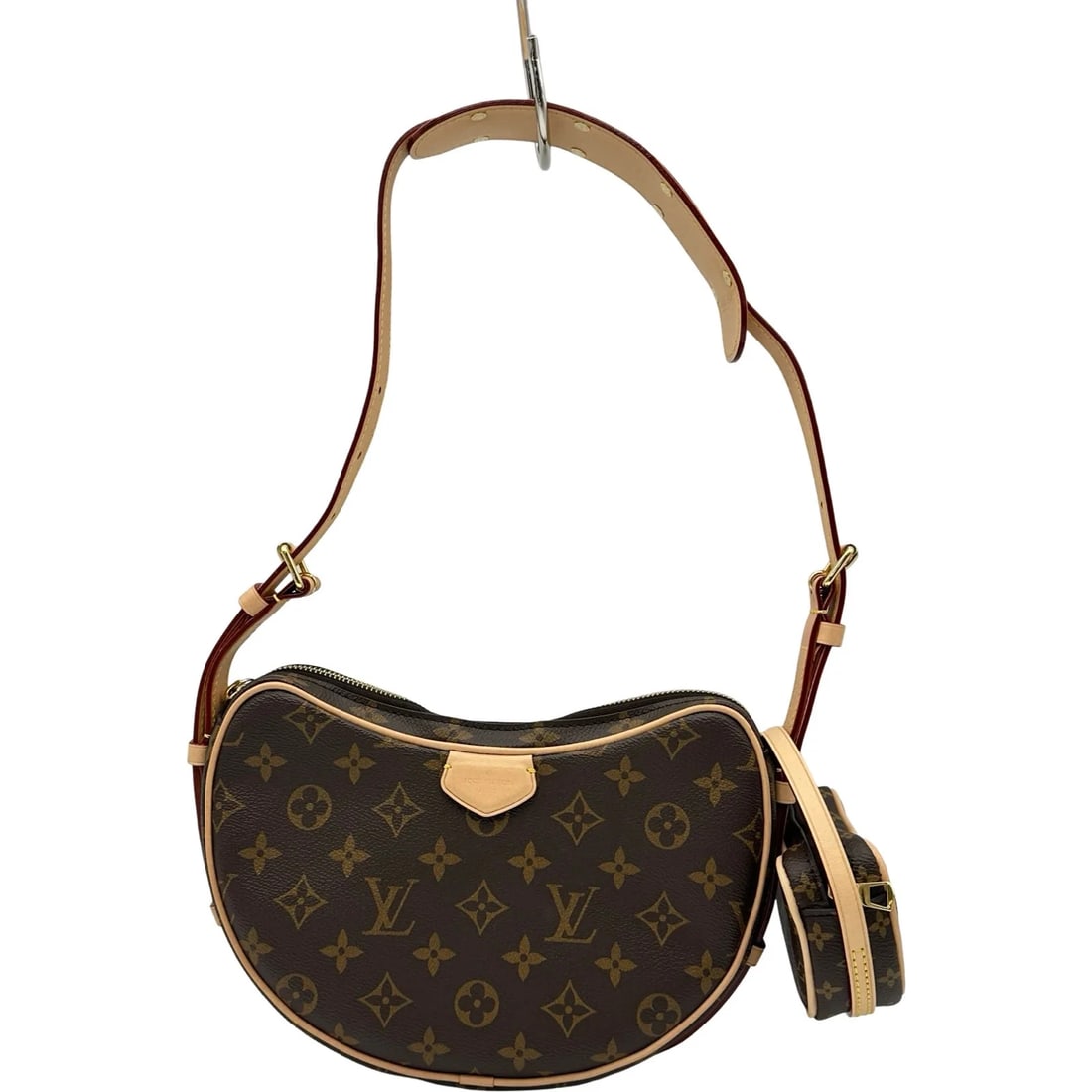 LOUIS VUITTON CROISSANT SHOULDER BAG MONOGRAM SHOULDER BAG: LOUIS VUITTON Croissant Shoulder Bag Monogram Shoulder Bag Brand: LOUIS VUITTON Type/Style: Handbag Material: Monogram Color: Brown Size: W: 25.5cm / H: 18cm / D: 6cm Accessories: None Acc