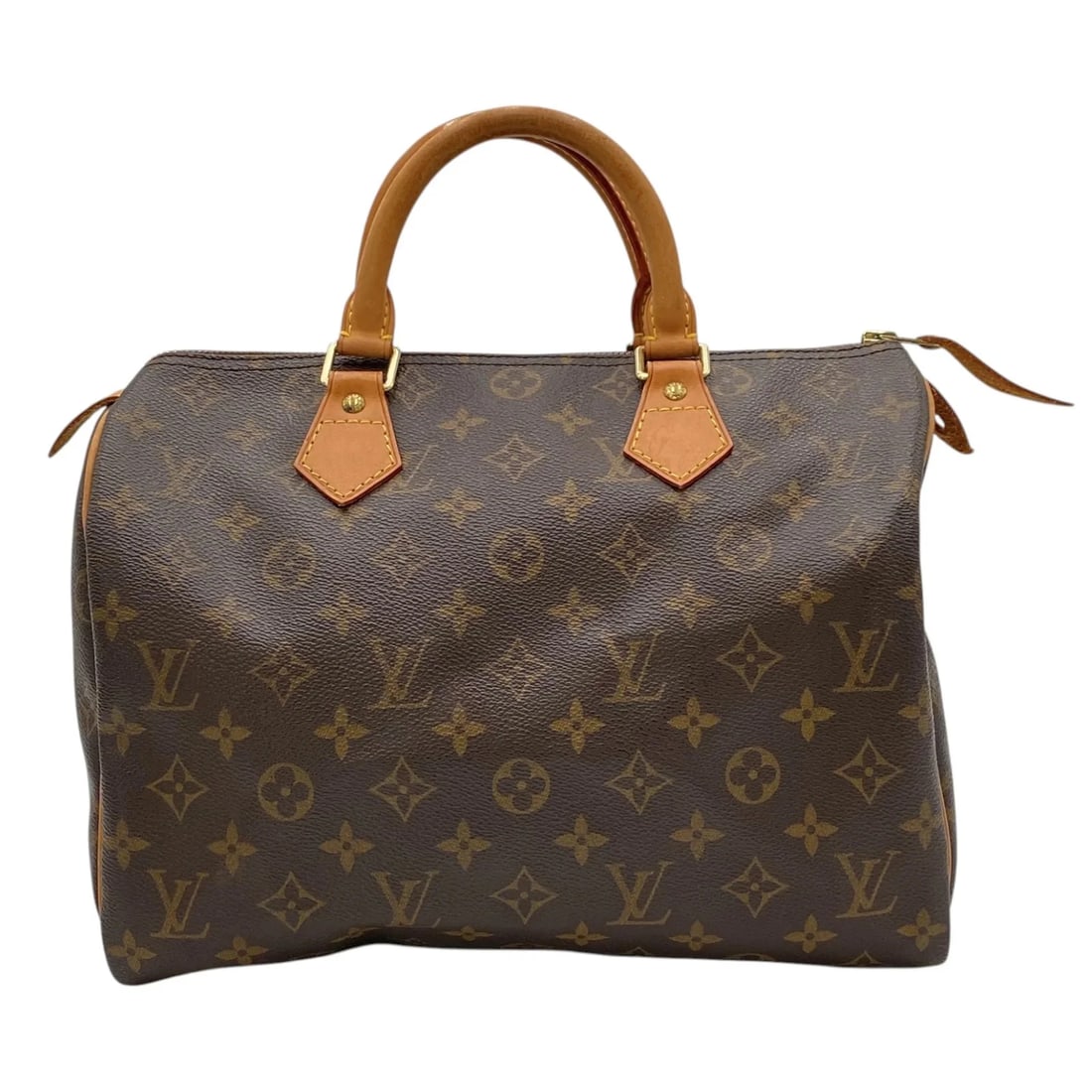 LOUIS VUITTON SPEEDY 30 BROWN MONOGRAM HANDBAG: LOUIS VUITTON Speedy 30 Brown Monogram Handbag Brand: LOUIS VUITTON Type/Style: Handbag Material: Monogram Canvas Color: brown Size: W: 29.5cm / H: 21cm / D: 17cm Accessories: None Accesso