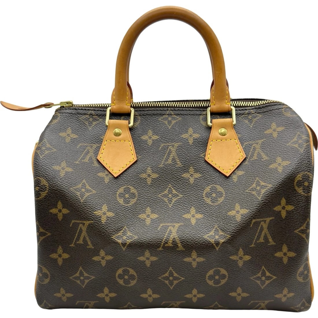 LOUIS VUITTON SPEEDY 25 BROWN MONOGRAM CANVAS: Louis Vuitton Speedy 25 Brown Monogram Canvas Brand: LOUIS VUITTON Type/Style: Handbag Material: Monogram Canvas Color: brown Size: W: 25cm / H: 19cm / D: 15cm Accessories: None Accessories Notice: