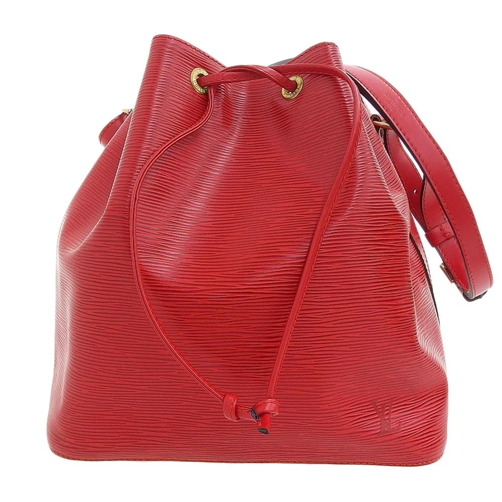 LOUIS VUITTON EPI PETIT NOE SHOULDER BAG CASTILIAN RED: LOUIS VUITTON Epi Petit Noe Shoulder Bag Castilian Red Brand: Louis Vuitton Type/Style: Shoulder Bag Material: Leather Color: Red Size: W:25cm (bottom) / H:27cm / D:19cm Accessories: None Accessories
