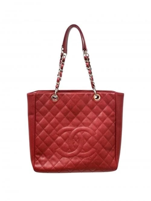 CHANEL GST TOTE BAG GRAND SHOPPING TOTE SHW: CHANEL GST Tote Bag Grand Shopping Tote SHW Brand: CHANEL Type/Style: Handbag Material: Caviar Skin Color: Red Size: H:27.0cm / W:30.0cm / D:10.0cm Accessories: None Accessories Notice: Wh