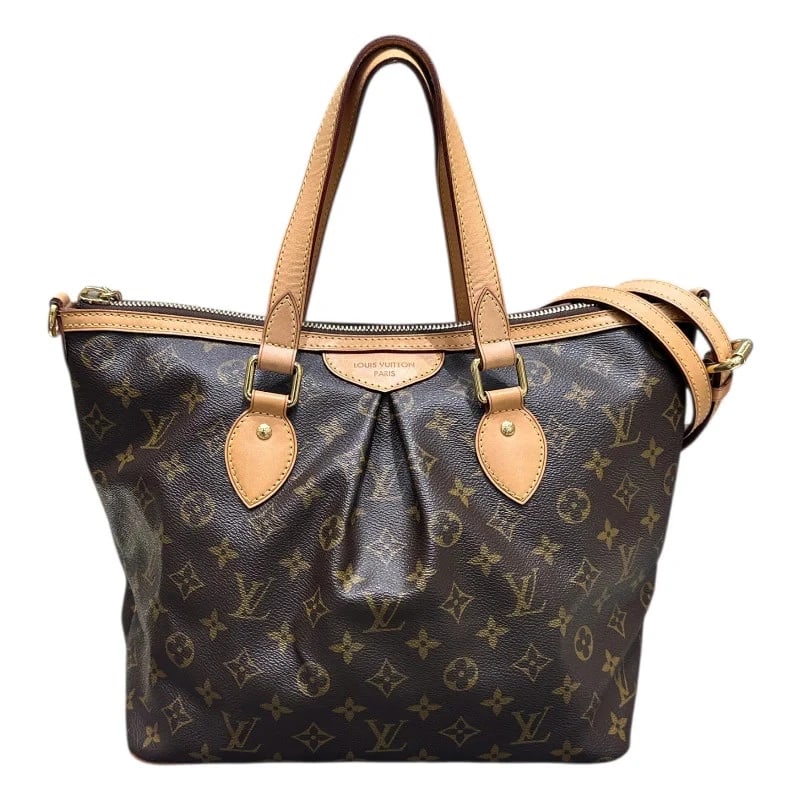 LOUIS VUITTON PALERMO PM MONOGRAM SHOULDER BAG: Louis Vuitton Palermo PM Monogram Shoulder Bag Brand: LOUIS VUITTON Type/Style: Handbag Material: Monogram Color: brown Size: W: 29.5cm / H: 25.5cm / D: 16cm Accessories: None Accessories