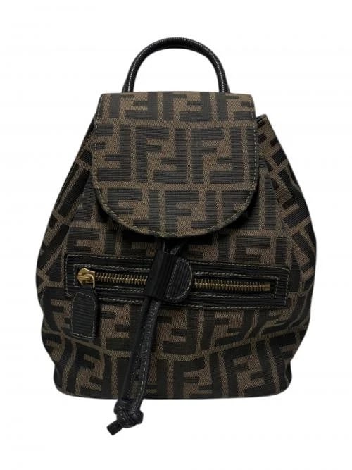 FENDI MINI BACKPACK: FENDI Mini Backpack Brand: FENDI Type/Style: Handbag Material: Canvas Color: brown Size: H:23.5cm / W:18.0cm / D:10.0cm Accessories: None Accessories Notice: When purchasing pre-owned good