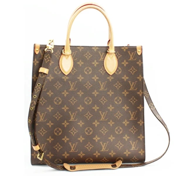 LOUIS VUITTON SAC PLAT PM MONOGRAM MONOGRAM: Louis Vuitton Sac Plat PM Monogram Monogram Brand: Louis Vuitton Type/Style: Handbag Material: Monogram Color: Brown Size: W:30cm ? H:32cm ? D:9.5cm Accessories: None Accessories Notice: When