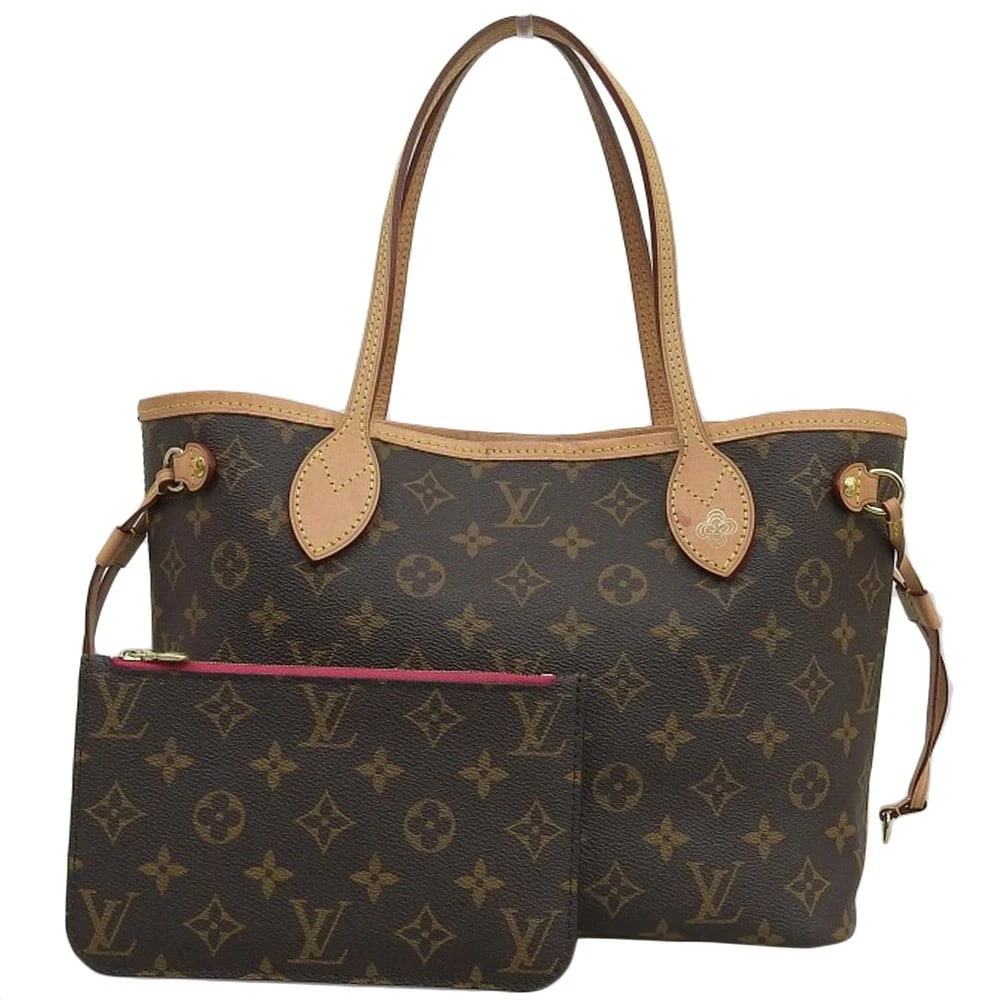 LOUIS VUITTON MONOGRAM NEVERFULL PM TOTE BAG: LOUIS VUITTON Monogram Neverfull PM Tote Bag Brand: Louis Vuitton Type/Style: Tote Bag Material: Monogram Color: brown Size: W:28.5cm (bottom) / H:22cm / D:13cm Accessories: None Accessori