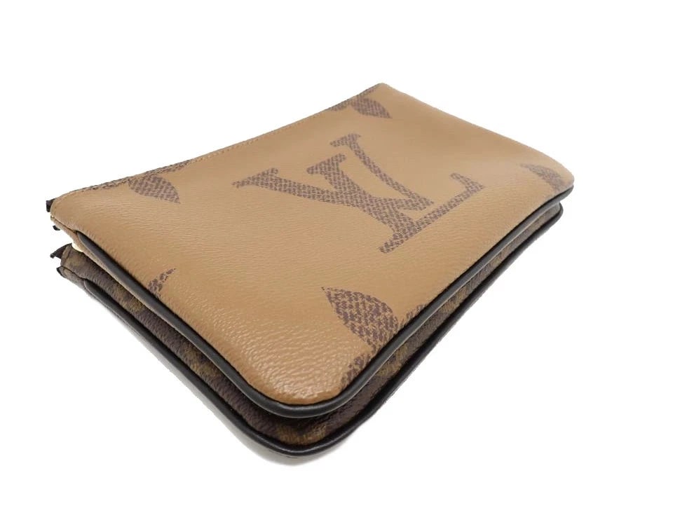 LOUIS VUITTON MONOGRAM REVERSE POCHETTE SHOULDER BAG - 4