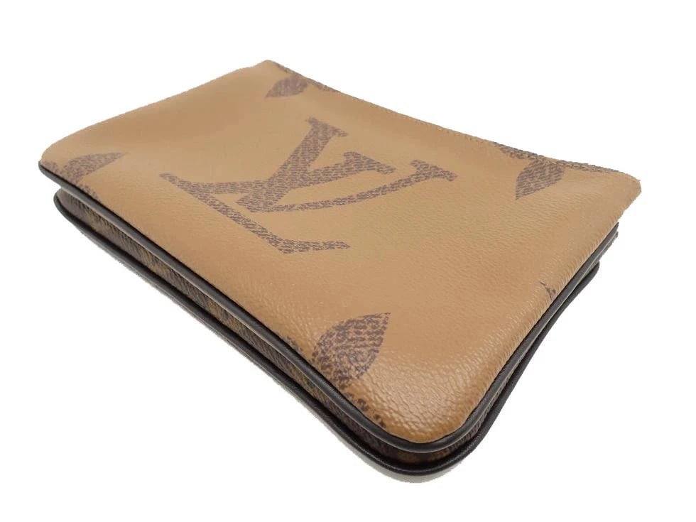 LOUIS VUITTON MONOGRAM REVERSE POCHETTE SHOULDER BAG - 5