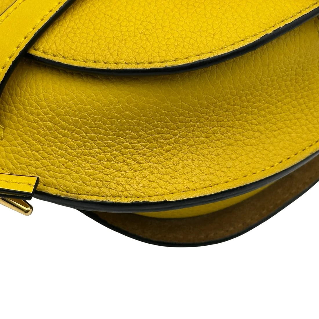 LOEWE GATE MINI YELLOW SHOULDER BAG - 6