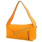 LOEWE PUZZLE HOBO BAG LEATHER ORANGE: LOEWE Puzzle Hobo Bag Leather Orange Brand: Loewe Type/Style: One-Shoulder Bag Material: Leather Color: Orange Size: W: 28.5cm (bottom) / H: 12.5cm / D: 10cm Accessories: None Accessories