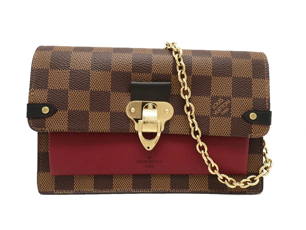 LOUIS VUITTON DAMIER VAVIN CHAIN SHOULDER BAG: Louis Vuitton Damier Vavin Chain Shoulder Bag Brand: LOUIS VUITTON Type/Style: Handbag Material: Damier Color: none Size: W 19.5 ? H 13 ? G 5cm Accessories: None Accessories Notice: When p