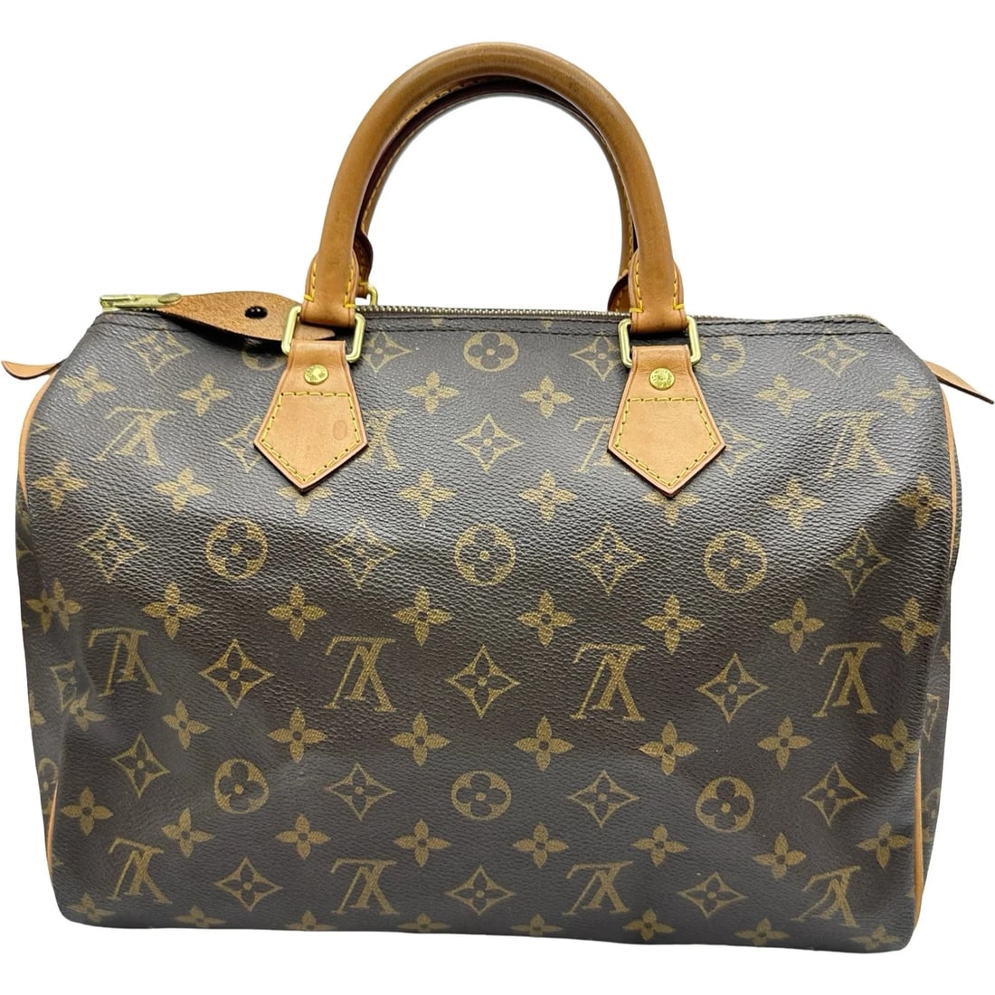 LOUIS VUITTON SPEEDY 30 BROWN MONOGRAM HANDBAG: Louis Vuitton Speedy 30 Brown Monogram Handbag Brand: LOUIS VUITTON Type/Style: Handbag Material: Monogram Color: Black Size: W: 30cm / H: 21cm / D: 17.5cm Accessories: None Accessories Notice: When