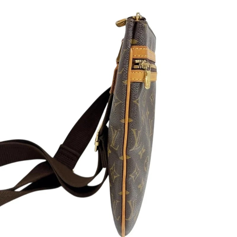 LOUIS VUITTON POCHETTE BROWN MONOGRAM SHOULDER BAG - 3