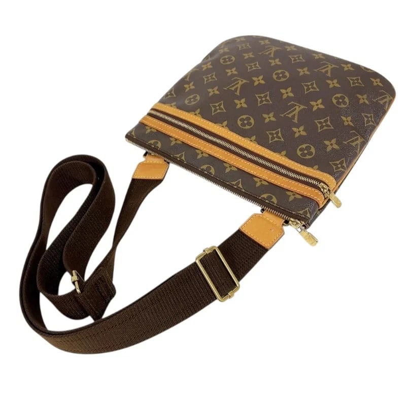 LOUIS VUITTON POCHETTE BROWN MONOGRAM SHOULDER BAG - 5
