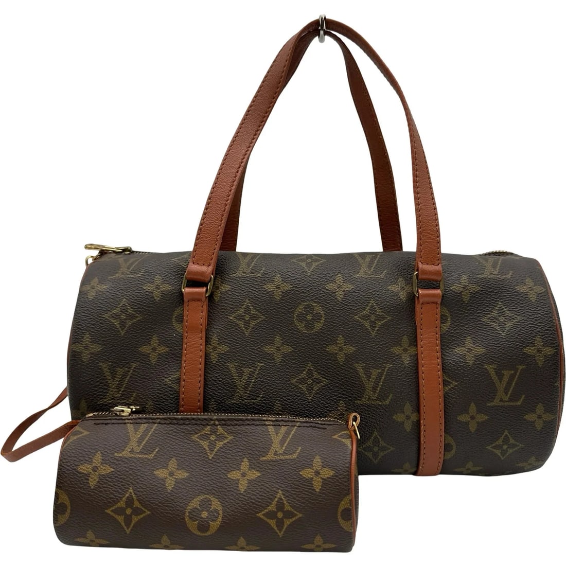 LOUIS VUITTON PAPILLON 30 BROWN MONOGRAM HANDBAG: LOUIS VUITTON Papillon 30 Brown Monogram Handbag Brand: LOUIS VUITTON Type/Style: Handbag Material: Monogram Color: brown Size: W: 29cm / H: 14.5cm / D: 14cm Accessories: None Accessories Notice: