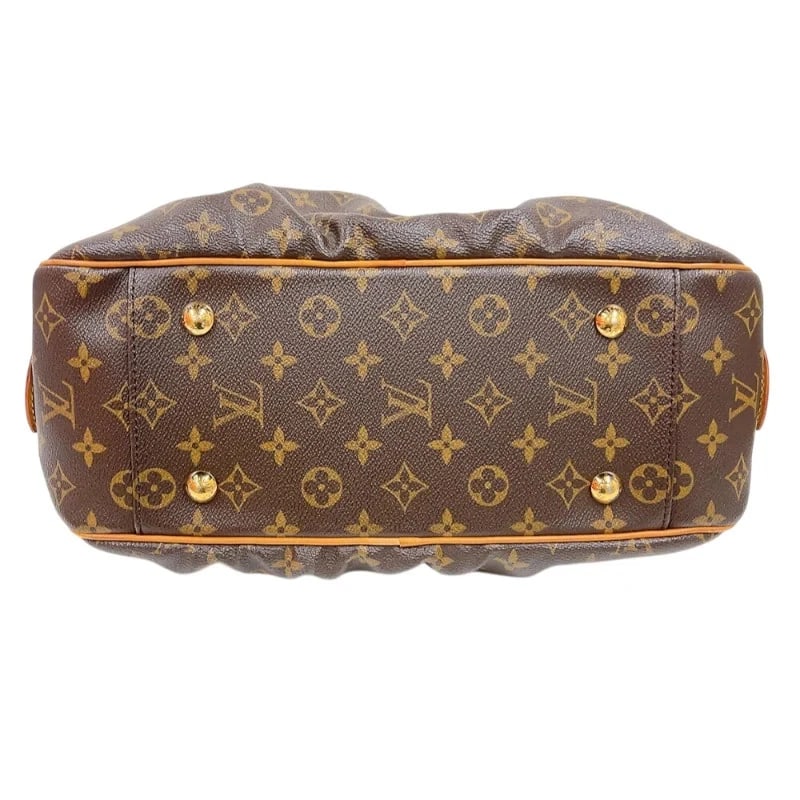 LOUIS VUITTON BROWN MONOGRAM HANDBAG - 4