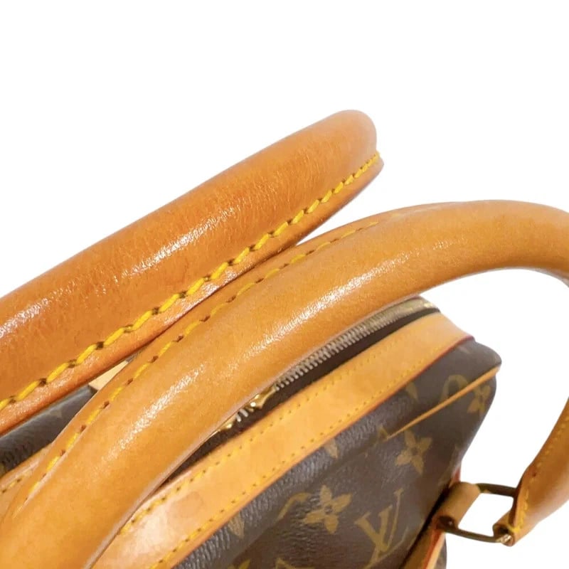 LOUIS VUITTON BROWN MONOGRAM HANDBAG - 6