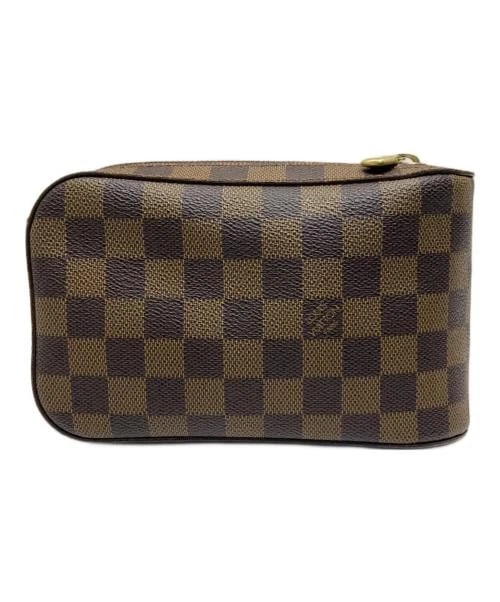 LOUIS VUITTON GERONIMOS: LOUIS VUITTON Geronimos Brand: LOUIS VUITTON Type/Style: Handbag Material: Damier Canvas Color: Brown Size: / W:18.0cm / D:5.0cm Accessories: None Accessories Notice: When purchasing pre-o