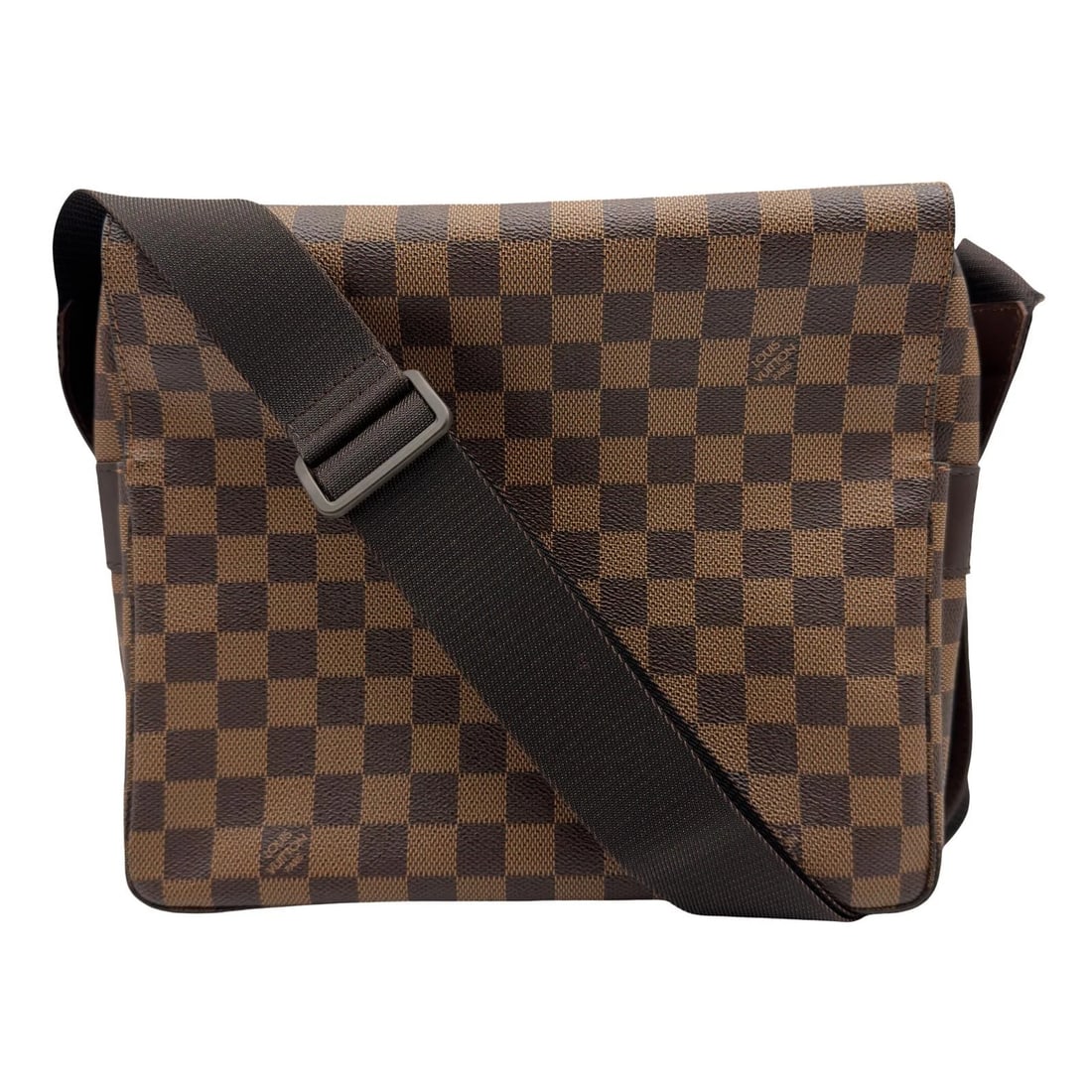 LOUIS VUITTON BROWN DAMIER CANVAS/LEATHER SHOULDER BAG (1 of 6)