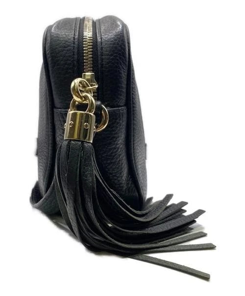 GUCCI INTERLOCKING G TASSEL SHOULDER BAG - 3