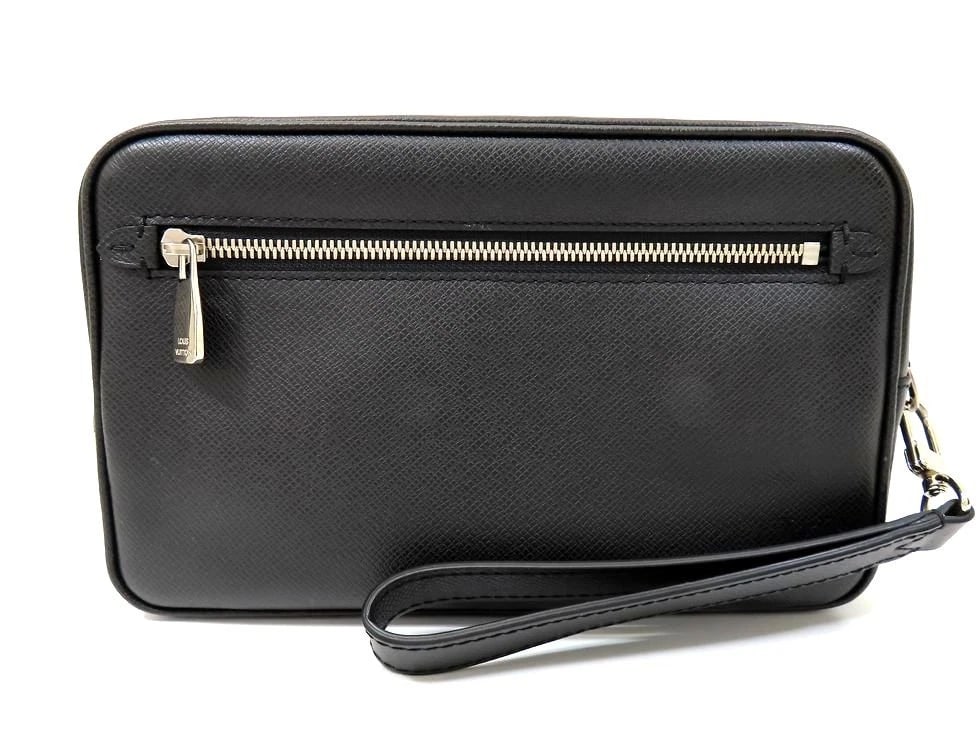 LOUIS VUITTON TAIGA ARDOISE POCHETTE KASAI CLUTCH BAG: Louis Vuitton Taiga Ardoise Pochette Kasai Clutch Bag Brand: LOUIS VUITTON Type/Style: Handbag Material: Taiga Ardoise Color: none Size: H 15.0cm ? W 24.5cm ? G 5.5cm Accessories: None Accessories