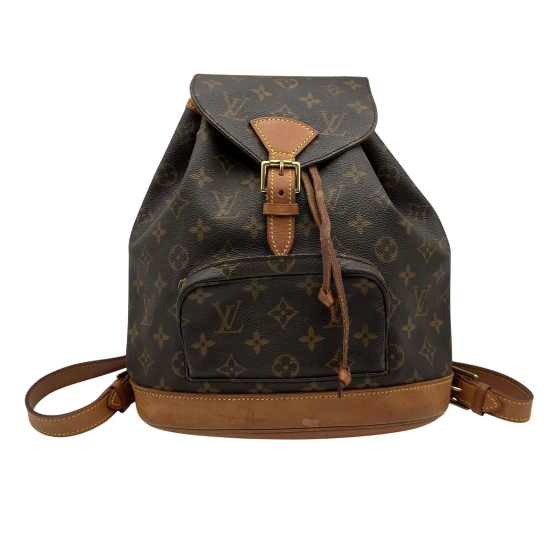 LOUIS VUITTON MM BROWN MONOGRAM CANVAS BACKPACK: LOUIS VUITTON MM Brown Monogram Canvas Backpack Brand: LOUIS VUITTON Type/Style: Handbag Material: Monogram Canvas Color: brown Size: W: 25cm / H: 30cm / D: 11cm Accessories: None Accessor