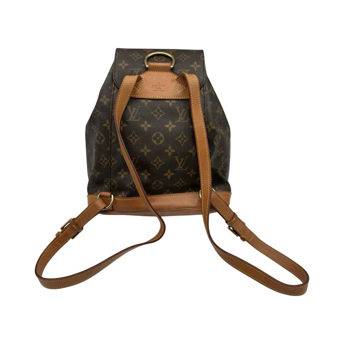 LOUIS VUITTON MM BROWN MONOGRAM CANVAS BACKPACK - 2