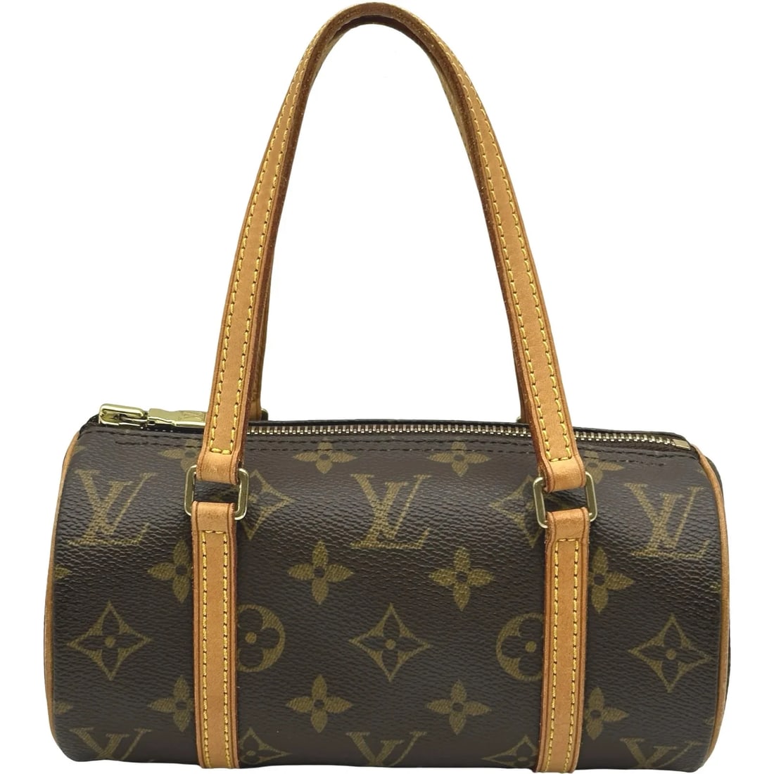 LOUIS VUITTON PAPILLON 19 BROWN MONOGRAM HANDBAG: LOUIS VUITTON Papillon 19 Brown Monogram Handbag Brand: LOUIS VUITTON Type/Style: Handbag Material: Monogram Color: brown Size: W: 19cm / H: 10cm / D: 10cm Accessories: None Accessories Notice: When