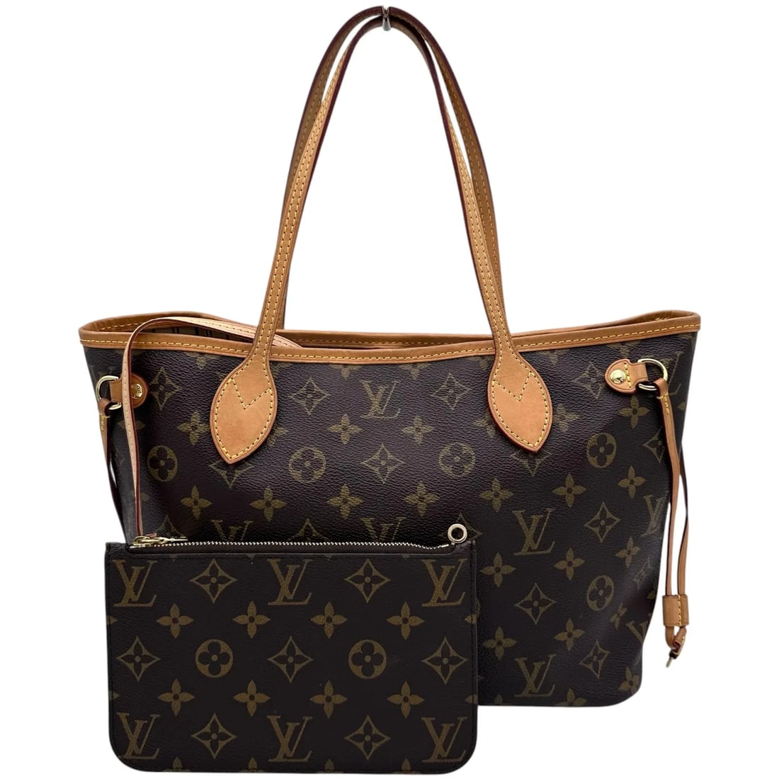 LOUIS VUITTON NEVERFULL PM BROWN MONOGRAM CANVAS: LOUIS VUITTON Neverfull PM Brown Monogram Canvas Brand: LOUIS VUITTON Type/Style: Handbag Material: Monogram Canvas Color: brown Size: W: 29cm / H: 22cm / D: 13cm Accessories: None Accessories