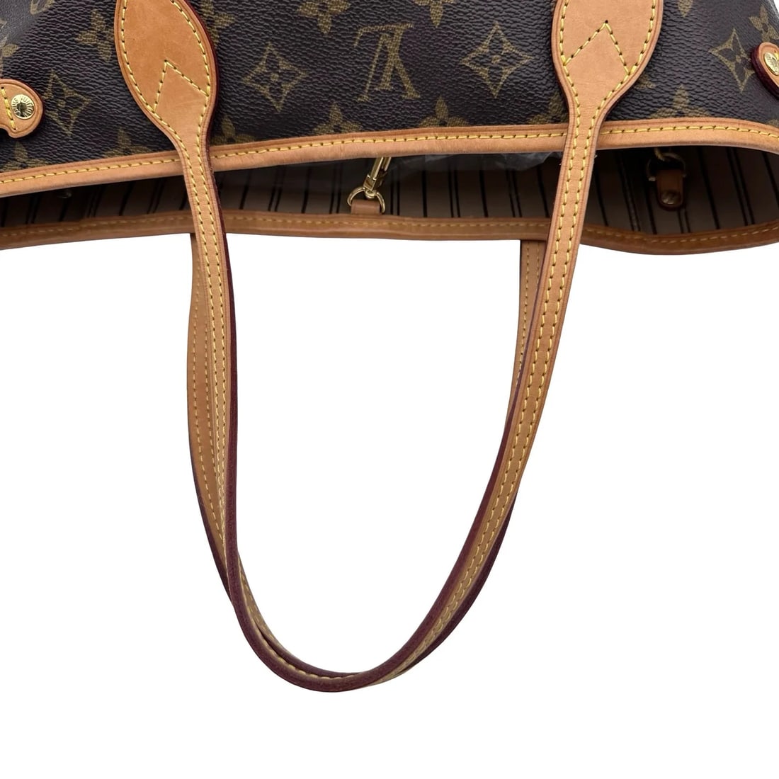 LOUIS VUITTON NEVERFULL PM BROWN MONOGRAM CANVAS - 6