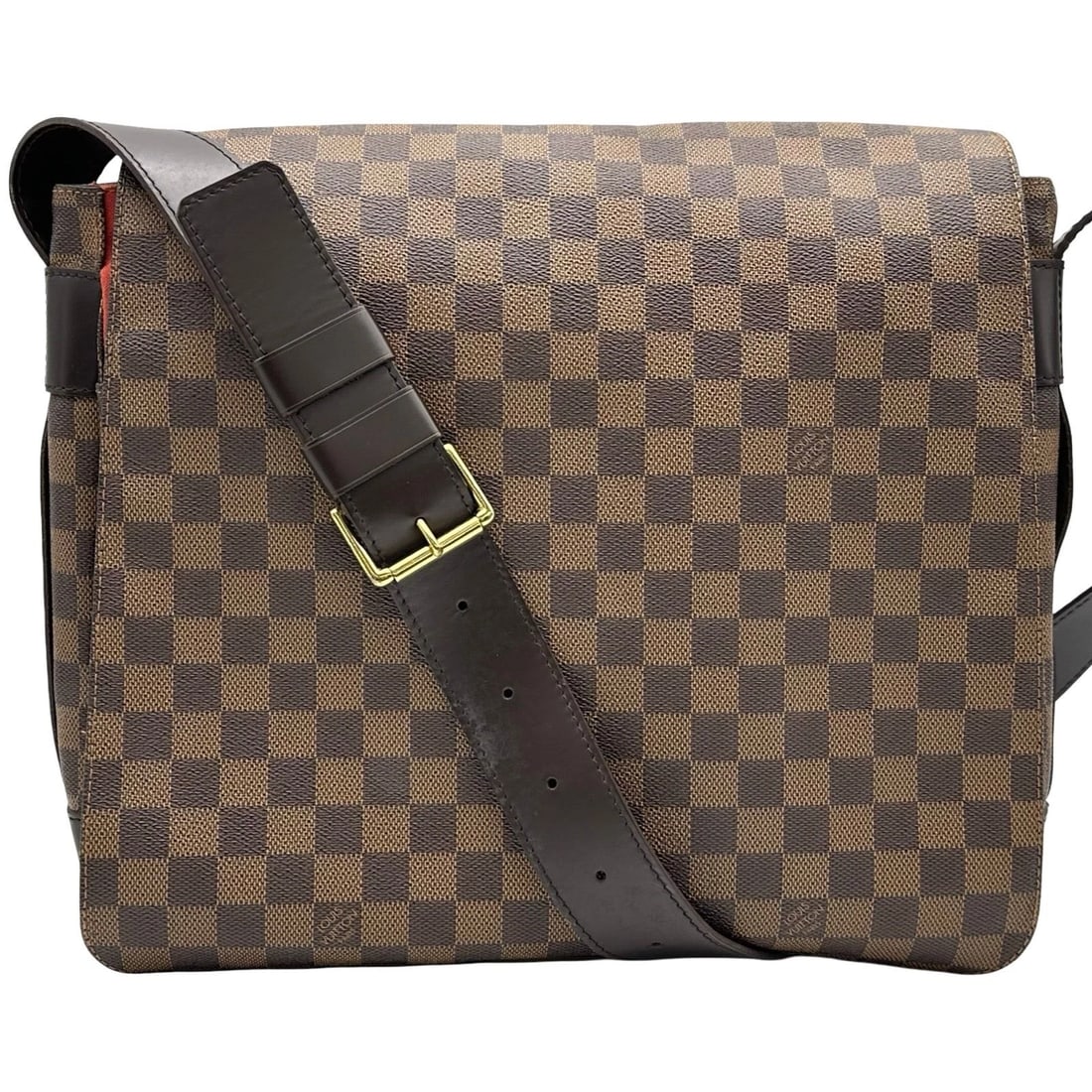 LOUIS VUITTON BROWN DAMIER MESSENGER BAG: LOUIS VUITTON Brown Damier Messenger Bag Brand: LOUIS VUITTON Type/Style: Handbag Material: Damier Color: brown Size: W: 34cm / H: 31cm / D: 10cm Accessories: None Accessories Notice: When purchasing
