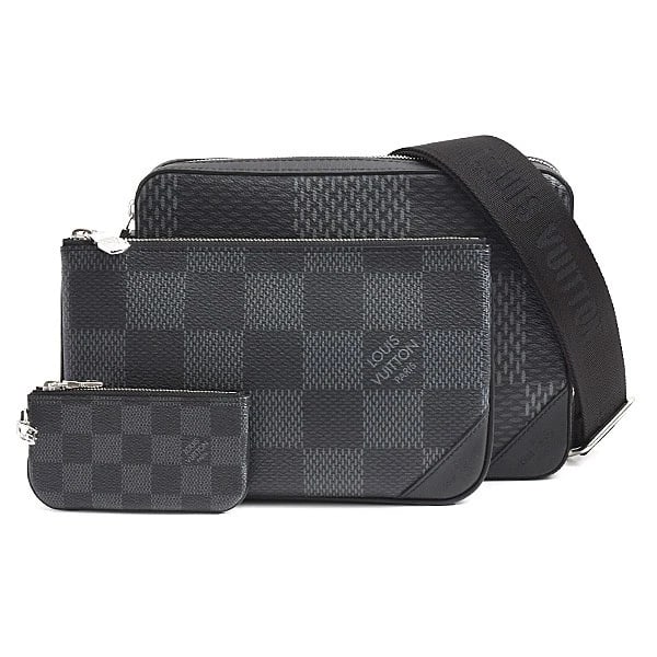 LOUIS VUITTON MESSENGER DAMIER SHOULDER BAG: Louis Vuitton Messenger Damier Shoulder Bag Brand: LOUIS VUITTON Type/Style: Handbag Material: none Color: none Size: W:25cm ? H:18.5cm ? D:4.5cm Pouch Accessories: None Accessories Notice: When