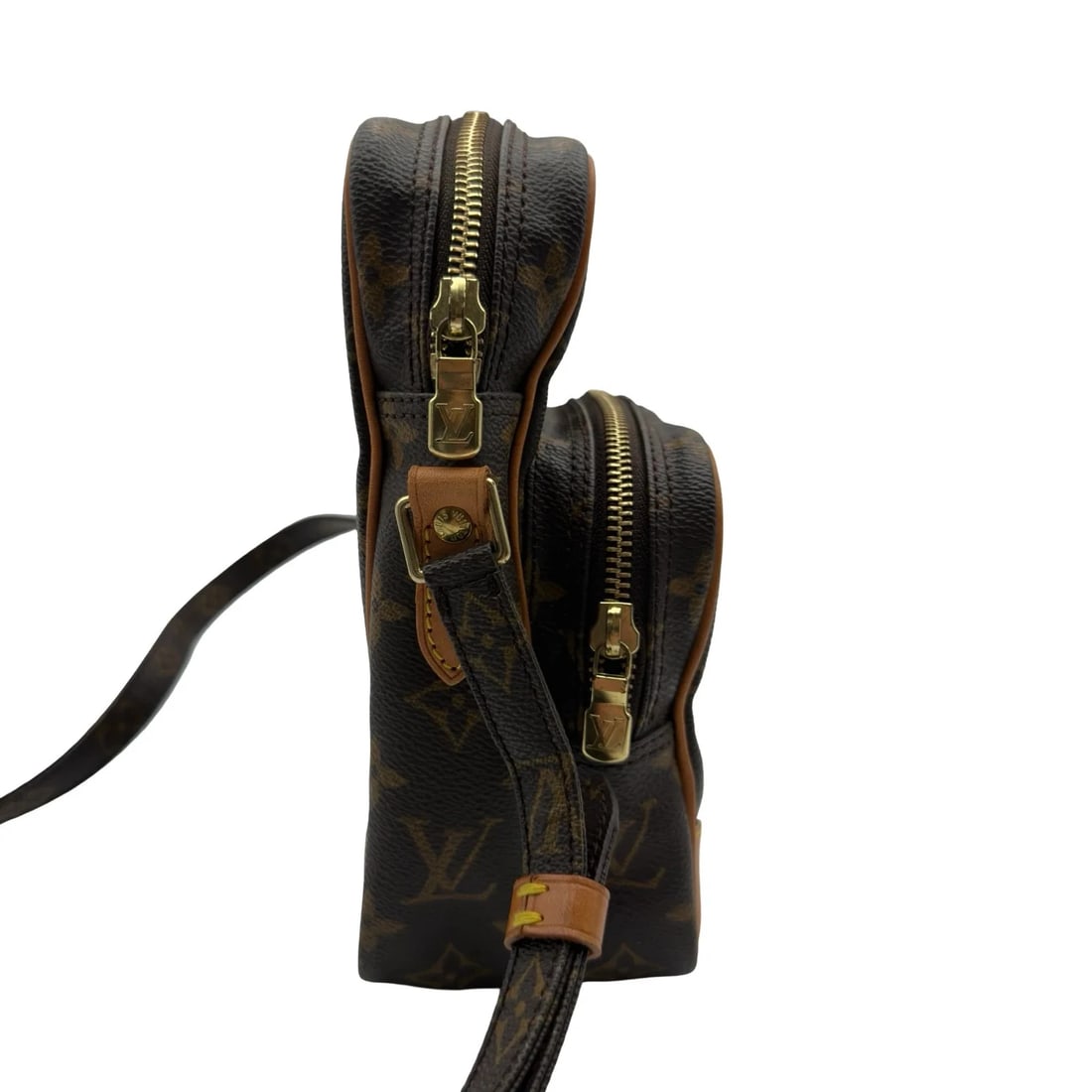 LOUIS VUITTON BROWN MONOGRAM SHOULDER BAG - 5