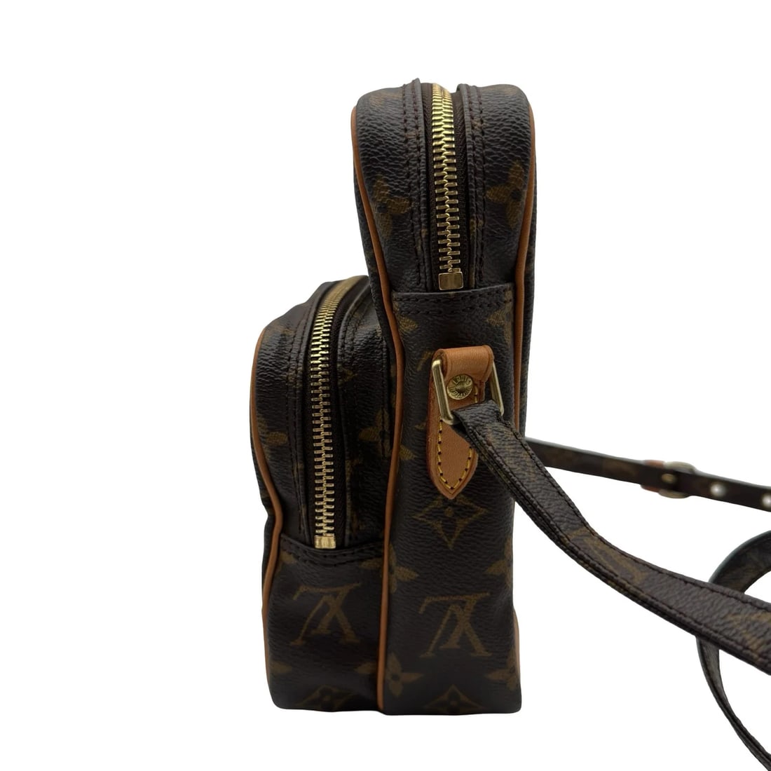 LOUIS VUITTON BROWN MONOGRAM SHOULDER BAG - 6