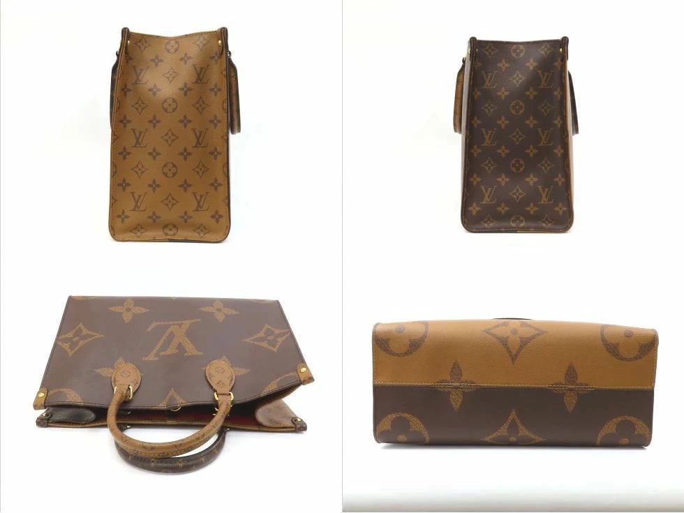 LOUIS VUITTON MONOGRAM REVERSE MM TOTE BAG - 3