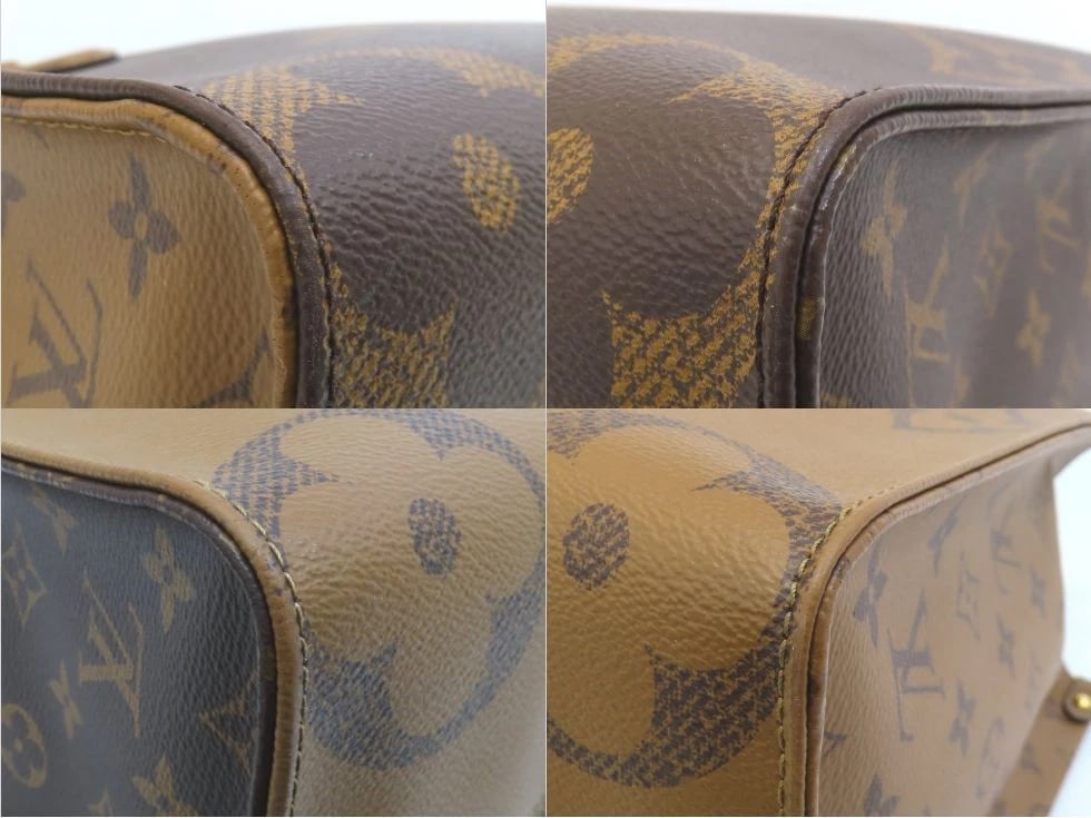LOUIS VUITTON MONOGRAM REVERSE MM TOTE BAG - 4