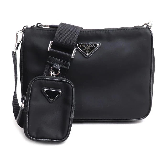 PRADA TESSUTO SHOULDER BAG IC CHIP (1 of 3)