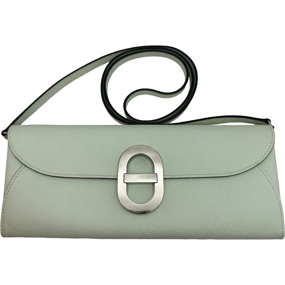 HERMES CHAINE TOGO VERT FIZZ SHW EPSOM SHOULDER BAG: HERMES Chaine Togo Vert Fizz SHW Epsom Shoulder Bag Brand: HERMES Type/Style: Handbag Material: Epson Color: Veil Fizz / SV Hardware Size: W: 24cm / H: 10cm / D: 2cm Accessories: None Accessories