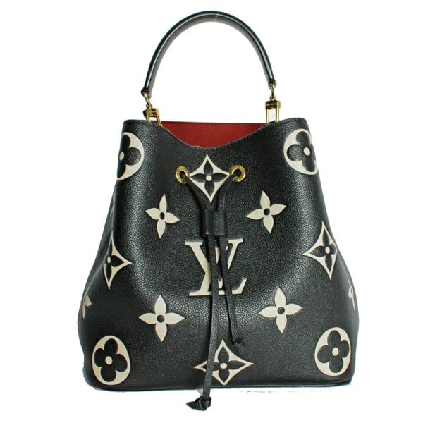 LOUIS VUITTON MM BICOLOR MONOGRAM EMPREINTE BLACK BEIGE: Louis Vuitton MM Bicolor Monogram Empreinte Black Beige Brand: Louis Vuitton Type/Style: Handbag Material: Bicolor Monogram Empreinte Color: Black Size: W:25.5cm ? H:26cm ? D:17cm Accessories: Non