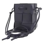 BOTTEGA VENETA CASSETTE MINI CROSSBODY BUCKET BAG: BOTTEGA VENETA Cassette Mini Crossbody Bucket Bag Brand: Bottega Veneta Type/Style: Shoulder Pouch Material: Leather Color: Navy Size: W: 9.5cm / H: 14.5cm / D: 9.5cm Accessories: None Accessories