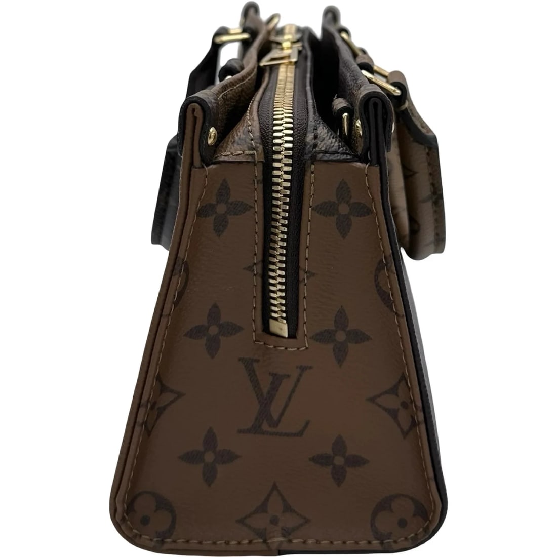 LOUIS VUITTON BROWN MONOGRAM REVERSE SHOULDER BAG - 2