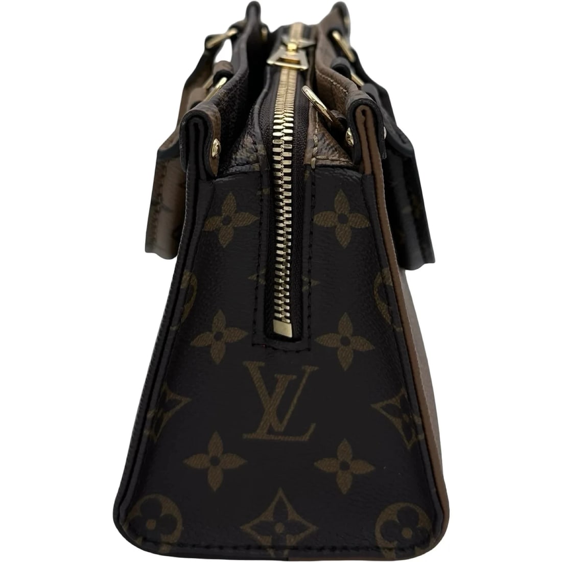 LOUIS VUITTON BROWN MONOGRAM REVERSE SHOULDER BAG - 4