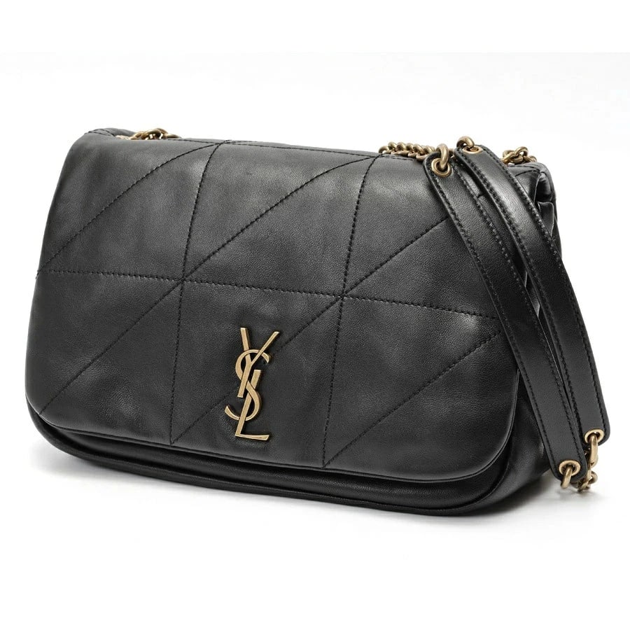 SAINT LAURENT JAMIE SMALL CHAIN SHOULDER BAG: Saint Laurent Jamie Small Chain Shoulder Bag Brand: SAINT LAURENT Type/Style: Bag Material: Leather Color: Black Size: W25.5?H16?D8.5cm Accessories: None Accessories Notice: When purchasin