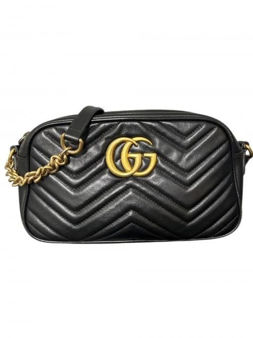 GUCCI SHOULDER BAG: GUCCI Shoulder Bag Brand: GUCCI Type/Style: Handbag Material: Leather Color: Greige Size: H:13.5cm / W:24.0cm / D:7.5cm Accessories: None Accessories Notice: When purchasing pre-owned goods, please
