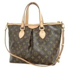 LOUIS VUITTON MONOGRAM PALERMO PM: LOUIS VUITTON Monogram Palermo PM Brand: Louis Vuitton Type/Style: 2-Way Bag Material: Monogram Color: Brown Size: W:37cm / H:26cm / D:16cm Accessories: None Accessories Notice: When purch