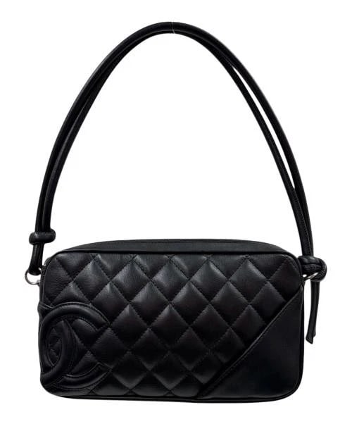 CHANEL CAMBON LINE ONE SHOULDER BAG: CHANEL Cambon Line One Shoulder Bag Brand: CHANEL Type/Style: Handbag Material: Calfskin Color: Black Size: H:12.5cm / W:21.0cm / D:3.0cm Accessories: None Accessories Notice: When purchasing