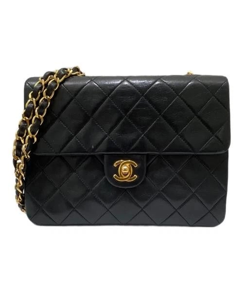 CHANEL SINGLE FLAP SHOULDER BAG: CHANEL Single Flap Shoulder Bag Brand: CHANEL Type/Style: Handbag Material: Lambskin Color: Black With Gold Hardware Size: H:15cm / W:20cm / D:7cm Accessories: None Accessories Notice: Whe