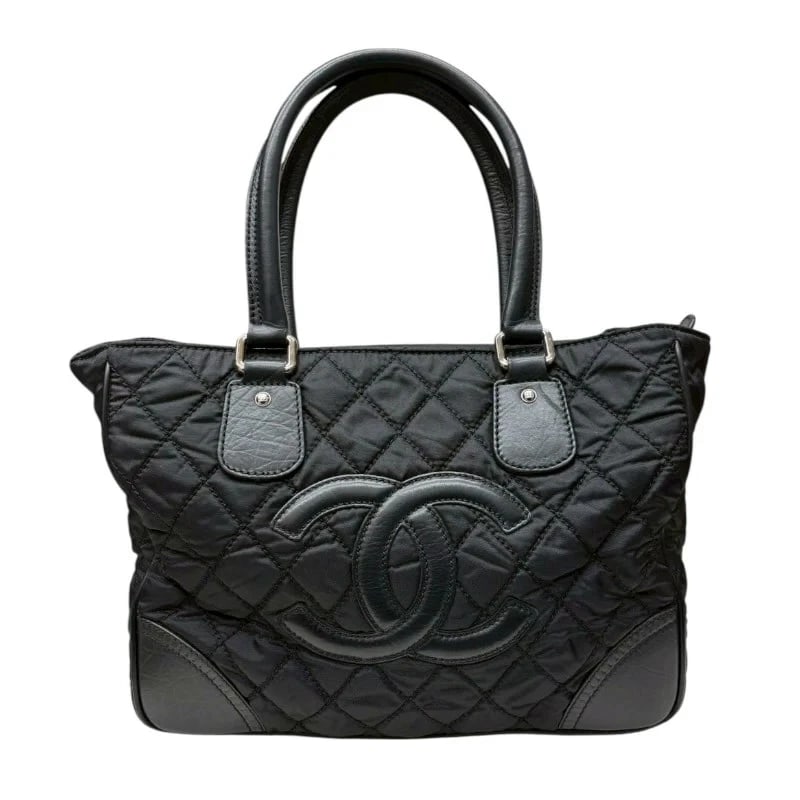 CHANEL NYLON LEATHER SHOULDER BAG: CHANEL Nylon Leather Shoulder Bag Brand: CHANEL Type/Style: Handbag Material: Nylon Leather Color: none Size: W: 33cm / H: 25cm / D: 25cm Accessories: None Accessories Notice: When purchasing