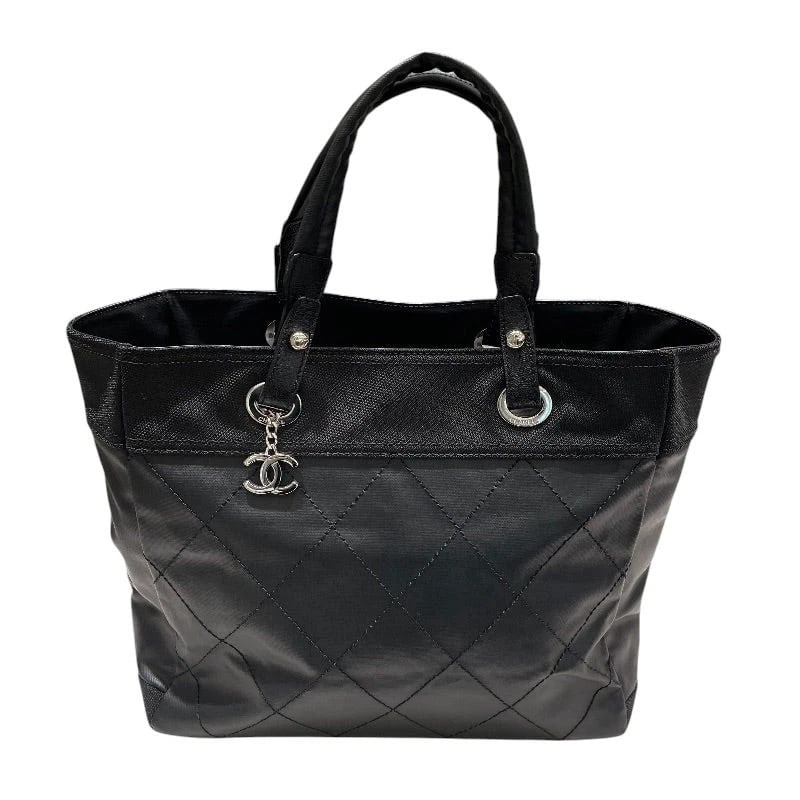 CHANEL BIARRITZ TOTE MM COATED CANVAS: CHANEL Biarritz Tote MM Coated Canvas Brand: CHANEL Type/Style: Handbag Material: Coated Canvas Color: none Size: W: 35cm / H: 30cm / D: 14.5cm Accessories: None Accessories Notice: When purchasing